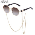 Octagon Chain Sunglasses — Gold